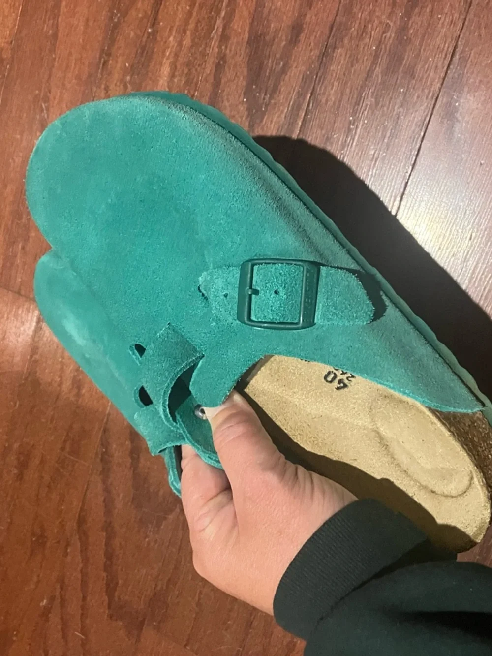Birkenstock Suede Boston Clogs - Slip-On Clog - Picture 5 of 7